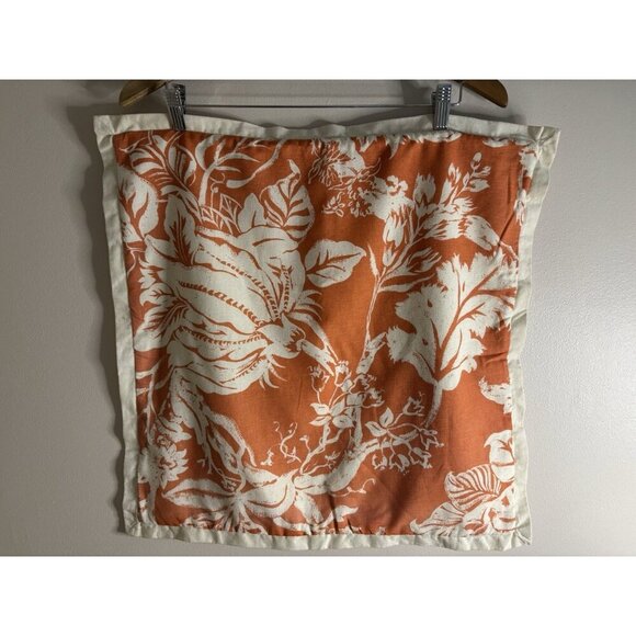 Pottery Barn Palampore Pillow Cover Floral Cotton Linen 20x20 Tree Flower - Picture 1 of 8